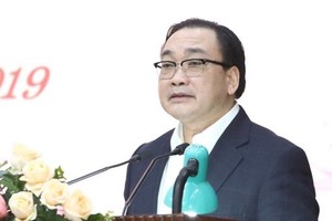 Secretary of the Hanoi municipal Party Committee Hoang Trung Hai (Photo: VNA)
