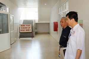 At a quarantine area  of the Central Highlands Regional General Hospital (Photo: VNA)