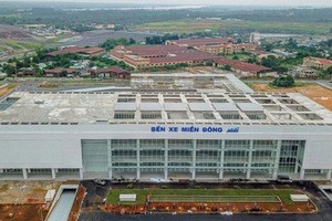 The new Mien Dong Coach Station in District 9, HCMC (Photo: SGGP)