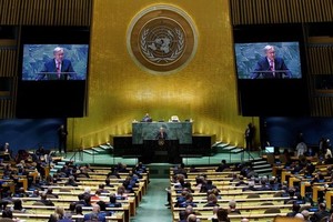 President Nguyen Xuan Phuc attends the opening sesion of the high-level general debate of the UN General Assembly's 76th session. In photo: UN Secretary General Antonio Guterres addresses the event on September 21. (Photo: VNA) 