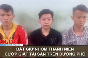 Bắt giữ nhóm thanh niên cướp giật tài sản trên đường phố