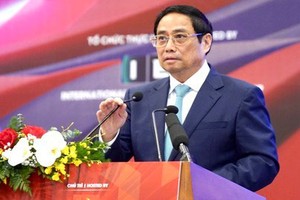 PM Pham Minh Chinh speaks at the event. (Photo: SGGP)