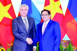 Prime Minister meets with Chairman of Russian State Duma 