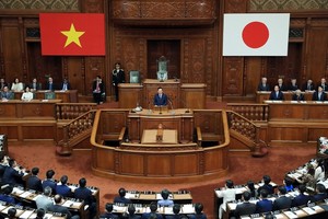 Vietnamese President delivers speech at Japanese National Diet