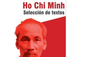 The cover of the Ho Chi Minh anthology introduced by the Communist Party of Uruguay (PCU) (Photo: VNA)