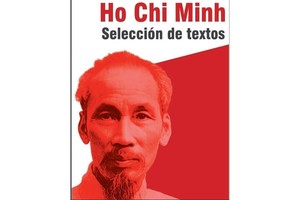 The cover of the Ho Chi Minh anthology introduced by the Communist Party of Uruguay (PCU) (Photo: VNA)