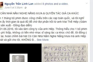 Tranh cãi quyền tác giả ca khúc "Có căn nhà nằm nghe nắng mưa"
