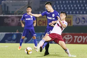 Gần đây ở Cúp QG, chủ nhà B.Bình Dương từng thắng Sài Gòn với tỷ số 2-1. Ảnh: Lê Minh