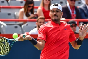Nick Kyrgios đang thi đấu rất dũng mãnh.