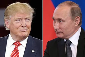 Tổng thống Mỹ Donald Trump và Tổng thống Nga Vladimir Putin.