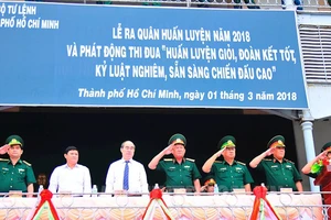 Lực lượng vũ trang TPHCM ra quân huấn luyện