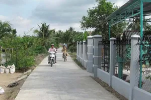 Quý 1-2020, phấn đấu 100% xã đạt chuẩn nông thôn mới