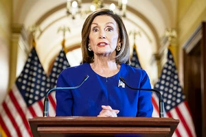 Chủ tịch Hạ viện Mỹ Nancy Pelosi thông báo sẽ tiến hành điều tra luận tội đối với Tổng thống Donald Trump. Ảnh: Getty Images