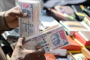 Đồng rupee của Ấn Độ. Ảnh: AFP/TTXVN
