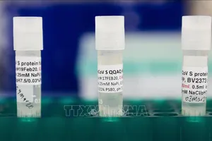 Vaccine phòng COVID-19 tại phòng thí nghiệm của Novavax ở Gaithersburg, bang Maryland, Mỹ. Ảnh: AFP/TTXVN