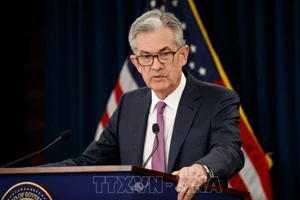 Chủ tịch Cục Dự trữ liên bang Mỹ (FED) Jerome Powell. Ảnh: THX/TTXVN 