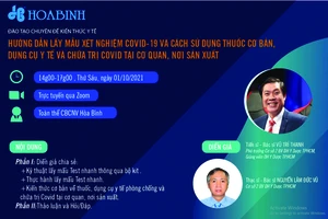 Tập đoàn Hòa Bình đào tạo chuyên đề kiến thức y tế, sẵn sàng cuộc sống bình thường mới