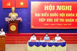 Lịch tiếp xúc cử tri sau kỳ họp thứ 2 của Quốc hội