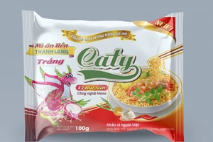 Sản phẩm mì ăn liền Thanh Long Caty