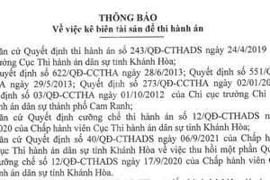 Cục Thi hành án kê biên tài sản ngoài danh mục thế chấp có đúng luật?