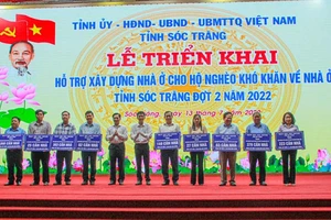 Sóc Trăng hỗ trợ xây dựng 3.496 căn nhà cho hộ nghèo