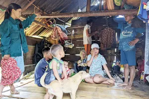 Người dân dưới núi Ra Pân chưa an cư