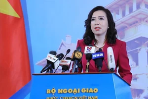 Người phát ngôn Bộ Ngoại giao Lê Thị Thu Hằng - Ảnh: TTXVN