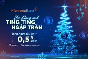 Khuyến mãi tháng 12, rực rỡ Giáng sinh - Rinh quà cùng KienlongBank