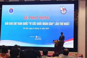 Bộ Y tế phát động Giải báo chí toàn quốc "Vì sức khỏe nhân dân" lần thứ nhất