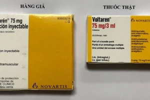 Phát hiện thuốc giảm đau Voltarén 75mg nghi hàng giả bán trên mạng