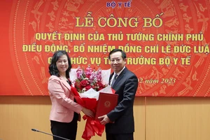 Ông Lê Đức Luận giữ chức Thứ trưởng Bộ Y tế