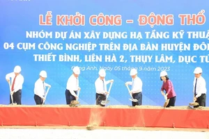 Hà Nội khởi công 4 cụm công nghiệp có vốn đầu tư trên 1.500 tỷ đồng