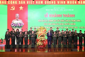 Khánh thành công trình Viện Bảo vệ, chăm sóc sức khỏe cán bộ Trung ương