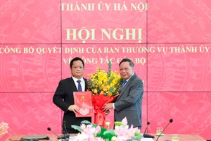 Đồng chí Vũ Minh Tuấn làm Giám đốc cơ quan Báo và Phát thanh, Truyền hình Hà Nội 