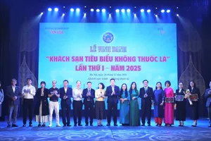 Vinh danh 44 khách sạn tiêu biểu không thuốc lá năm 2025