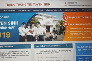 Mùa tuyển sinh năm 2019, Đại học Huế dự kiến tuyển sinh hơn 12 ngàn chỉ tiêu