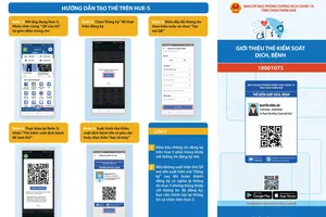 Thừa Thiên Huế cấp cho mỗi người dân một thẻ kiểm soát dịch bệnh thông qua mã QR code