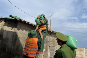 Biên phòng Thừa Thiên - Huế bắn pháo hiệu kêu gọi tàu thuyền còn hoạt động trên biển khẩn cấp vào bờ tránh bão Noru