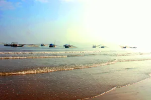 Một góc biển huyện Lộc Hà, tỉnh Hà Tĩnh
