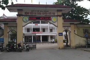 Bệnh viện Đa khoa huyện Đức Thọ, tỉnh Hà Tĩnh, nơi xảy ra sự việc