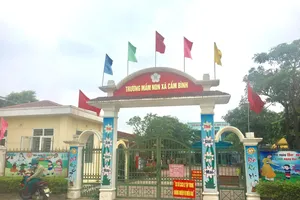 Khu cách ly tập trung Trường Mầm non xã Cẩm Bình