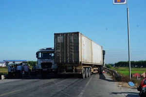 Hiện trường vụ tai nạn giao thông