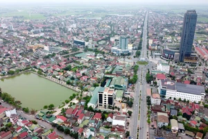 Một góc trung tâm TP Hà Tĩnh (tỉnh Hà Tĩnh)