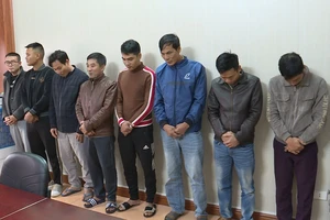 Các đối tượng tại cơ quan công an