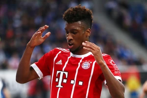 Cầu thủ chạy cánh Kingsley Coman. Getty Images