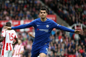 Alvaro Morata đã có trận đấu thật sự thăng hoa. Ảnh: Getty Images