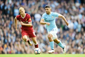 Sergio Aguero (phải) đang đạt phong độ rất cao. Ảnh: Getty Images