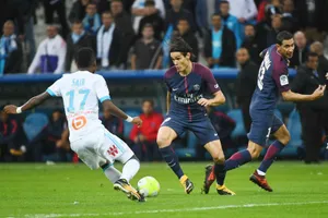 Không có Neymar, Edinson Cavani (giữa) sẽ dẫn dắt hàng công của Paris SG. Ảnh: Getty Images