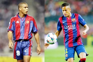 Ronaldo (phải) cho rằng cách Neymar rời Barca cũng giống như bản thân trước đây. Ảnh: Getty Images