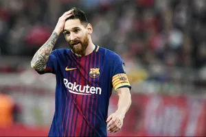 Messi đã hiểu cảm giác khó chịu như Ronaldo khi không ghi bàn 3 trận liên tiếp tại La Liga. Ảnh: Getty Images.